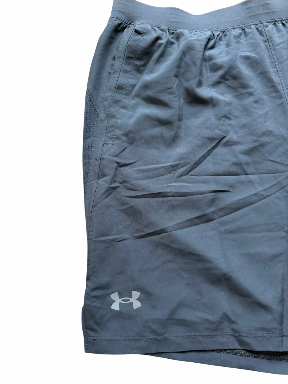 Under Armour Launch Shorts 9” Men’s XL Gray Mesh Liner Stretch Running NWT